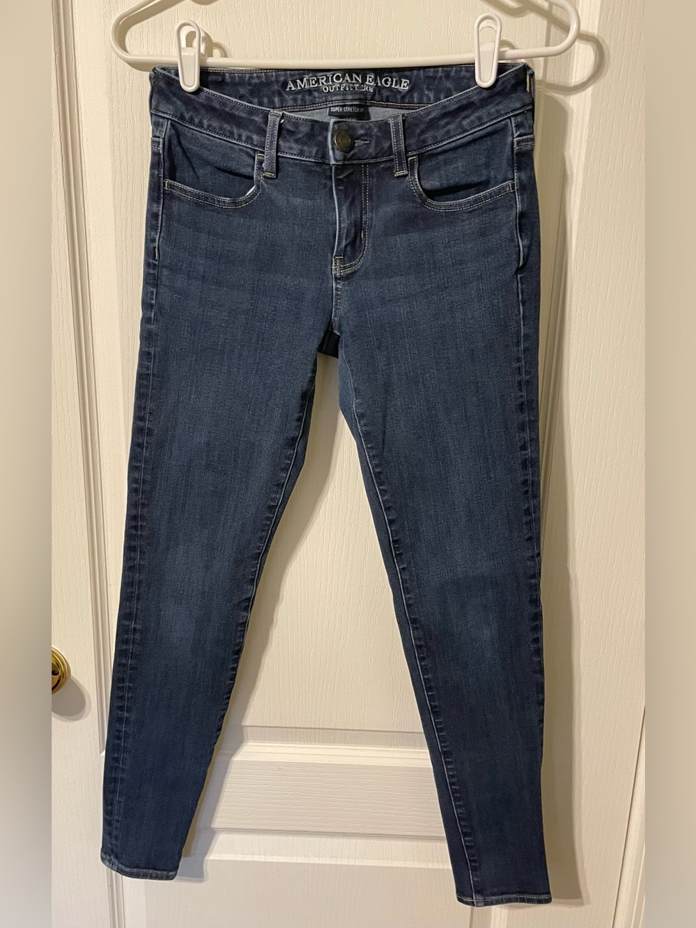 American Eagle AE Dark Skinny Jean Super Stretch Size 2 Regular
